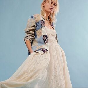 Free People | Dresses | Nwot Fp One Ciella Lace Maxi Dress White | Poshmark